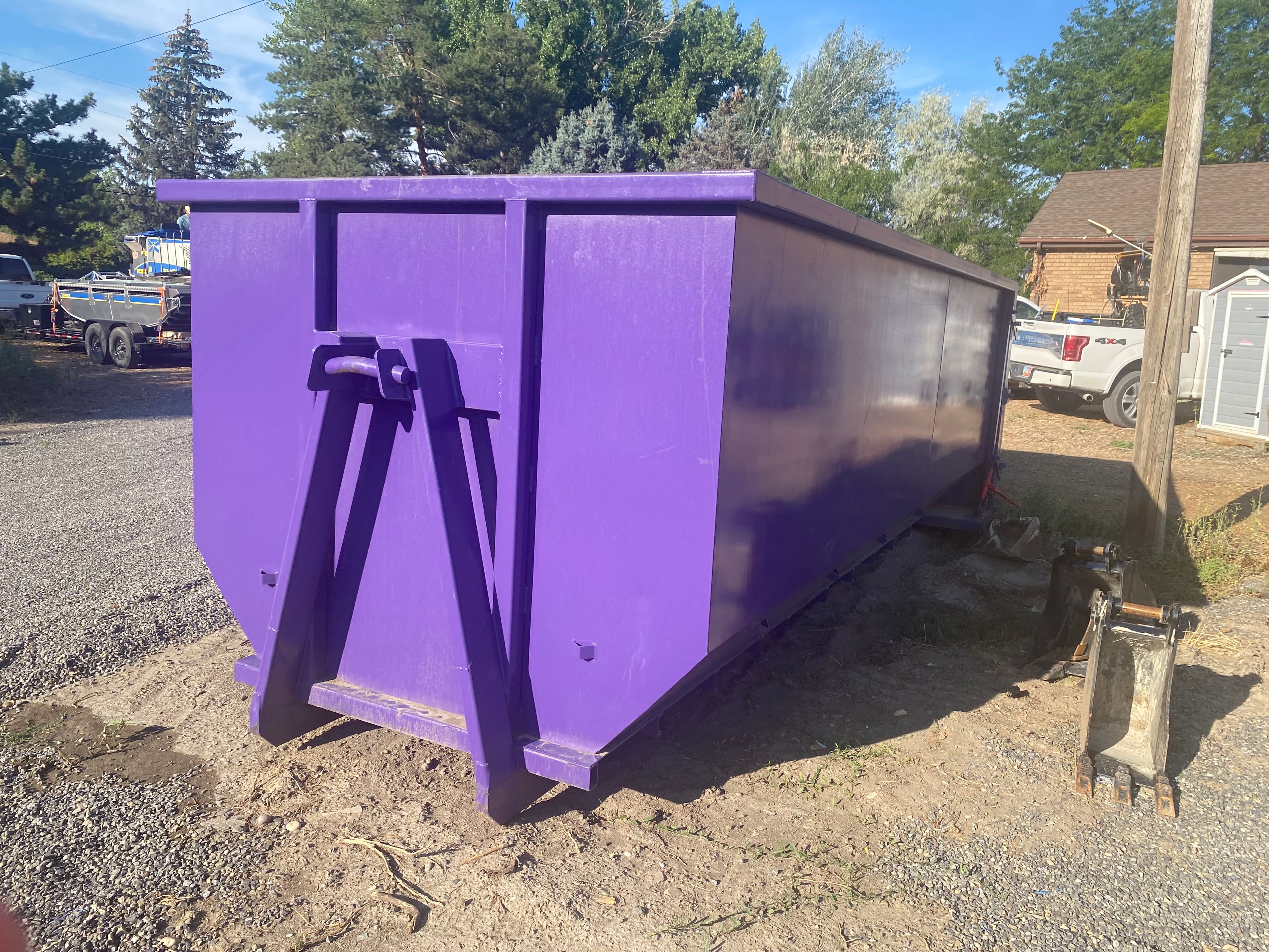 Multiple dumpster sizes available for different projects