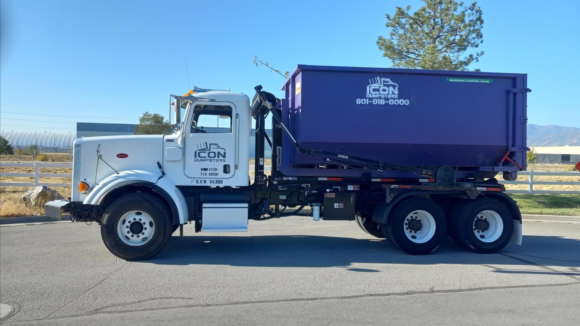 Icon Dumpsters Roll Off Container - Professional Dumpster Rental Service