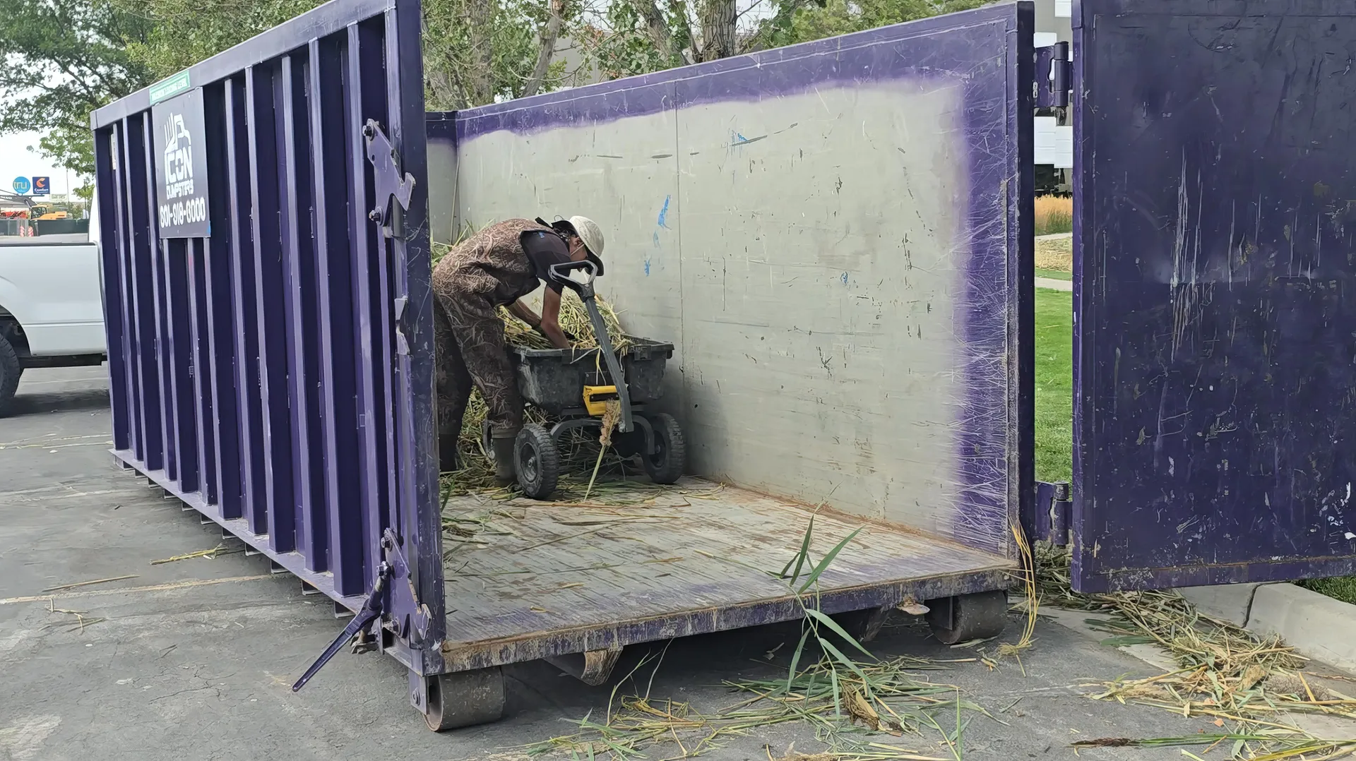 Professional dumpster delivery service Utah - same-day dumpster rental delivery for residential and commercial projects