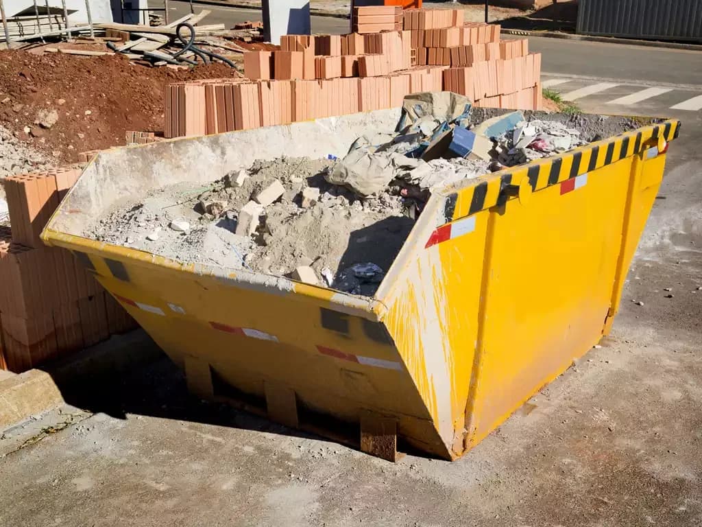 Concrete and heavy material disposal