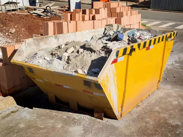 12 Yard Concrete Dumpster - Icon Dumpsters