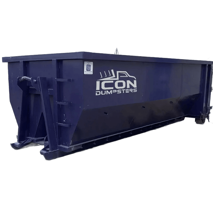 Icon Dumpsters customer service team helping first-time container rental customer