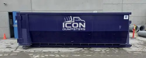 Construction debris and materials in organized waste management system