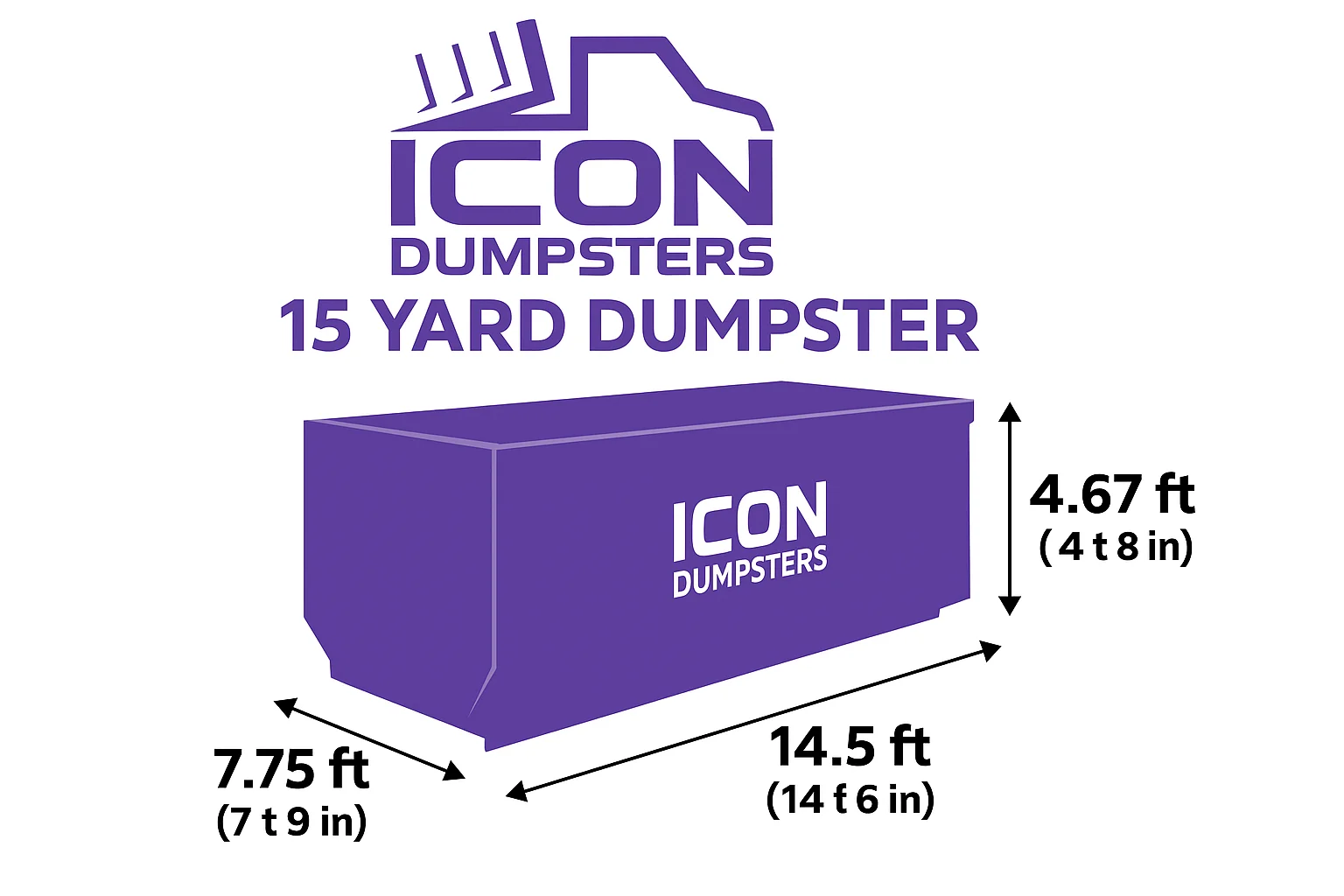 15 yard roll-off dumpster rental Utah - small dumpster size for home renovations and garage cleanouts